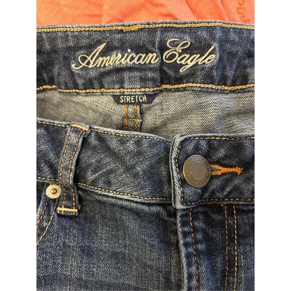 Y2K American Eagle Favorite Boyfriend Jeans size 6 Short Low-Rise - Picture 3 of 7